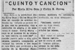 Cuento y canción"
