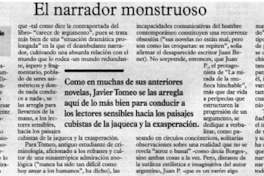 El narrador monstruoso