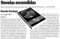 Novelas encendidas Mundo burbuja