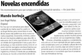 Novelas encendidas Mundo burbuja