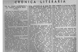 En el viejo almendral"