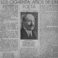 Los ochenta años de un poeta