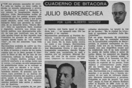 Julio Barrenechea