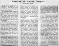 Cuentos de Carlos Droguett