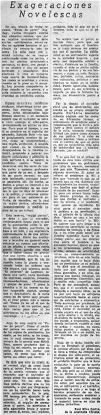 Exageraciones novelescas
