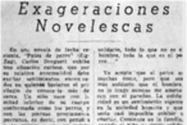 Exageraciones novelescas