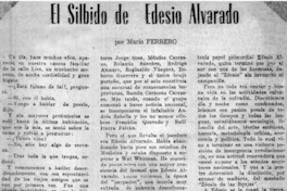 El Silbido de Edesio Alvarado