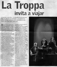 La Troppa invita a viajar.