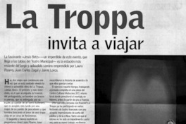 La Troppa invita a viajar.