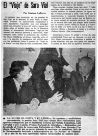 Recado sobre Gabriela Mistral