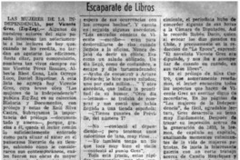 Mujeres de La Independencia