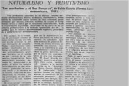 Naturalismo y primitivismo