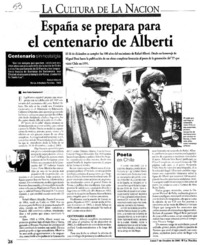 España se prepara para el centenario de Alberti