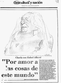 Por amor a las cosas de este mundo"