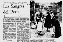 Las sangres del Perú