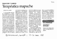 Terapéutica mapuche