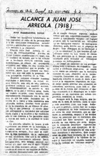 Alcance a Juan José Arreola (1918)