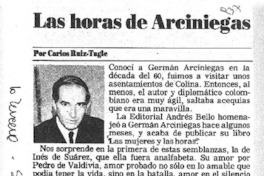 Las horas de Arciniegas
