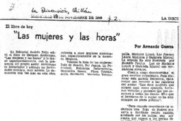 Las mujeres y las horas"
