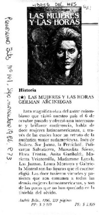 Las mujeres y las horas.