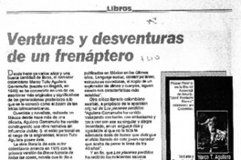 Venturas y desventuras de un frenáptero