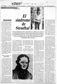 El síndrome de Stendhal
