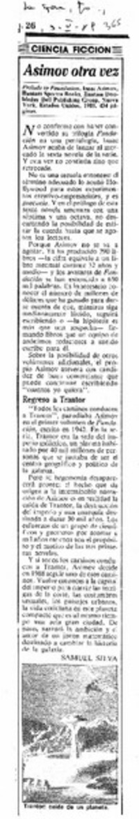 Asimov otra vez