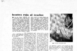 Benítez Rojo al trasluz