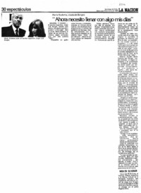 Ahora necesito llenar con algo mis días".