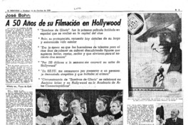 A 50 años de su filmación en Hollywood.