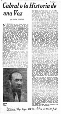 Cabral o la historia de una voz