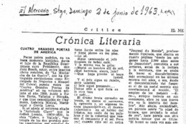 Crónica literaria