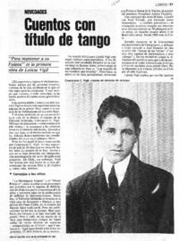 Cuentos con título de tango
