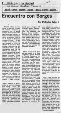 Encuentro con Borges