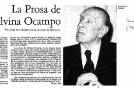La prosa de Silvina Ocampo