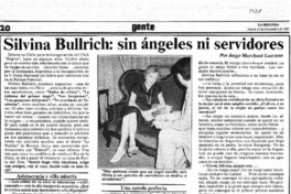 Silvina Bullrich: sin ángeles ni servidores
