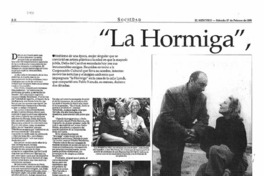 La Hormiga", puertas abiertas
