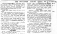 Los Novelistas exiliados.