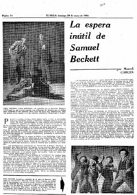 La espera inútil de Samuel Beckett