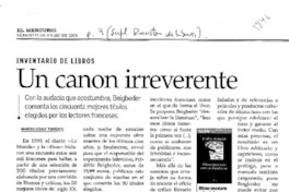 Un canon irreverente