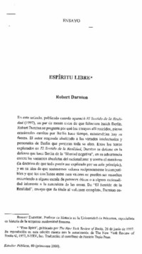 Espíritu libre