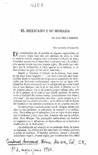 El mexicano y su morada
