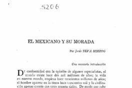 El mexicano y su morada