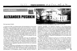 Alexander Pushkin