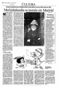 Mafaldalandia se instala en Madrid.