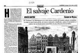 El salvaje Cardenio