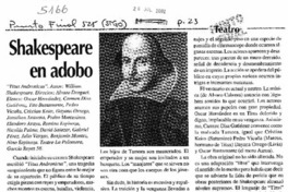 Shakespeare en adobo.