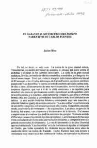 El Naranjo, o los circulos del tiempo narrativo de Carlos Fuentes