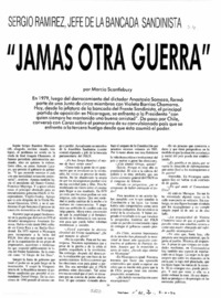 Jamás otras guerra"