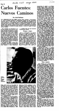 Carlos Fuentes: nuevos caminos